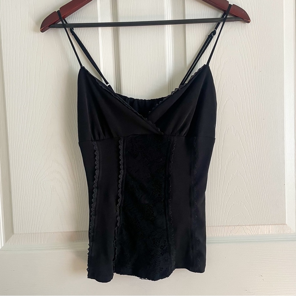 vintage y2k speechless black lace cami top